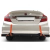 Honda Civic Fb7 Egzoz Görünümlü Arka Ek Plastik Siyah Difüzör 2012-2015 Arka-difizör-bodykit-ek
