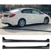 Honda Civic FB7 Custom Yan Marşpiyel Seti Mat Siyah Plastik 2 Adet 2012 2013 2014 2015 2016