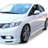 Honda Civic FB7 Custom Yan Marşpiyel Seti Mat Siyah Plastik 2 Adet 2012 2013 2014 2015 2016