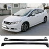 Honda Civic FB7 Modulo Yan Marşpiyel Seti Mat Siyah Plastik 2 Adet 2012 2013 2014 2015 2016