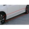Honda Civic FB7 Modulo Yan Marşpiyel Seti Mat Siyah Plastik 2 Adet 2012 2013 2014 2015 2016