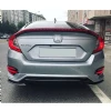 Honda Civic Fc5 Turbo Arka Ek Plastik Siyah Difüzör 2016 2017 2018 2019 Arka-difizör-bodykit-ek