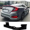 Honda Civic Fc5 Turbo Arka Ek Plastik Siyah Difüzör 2016 2017 2018 2019 Arka-difizör-bodykit-ek