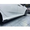 Honda Civic Fc5 Gc400 Yan Marşpiyel Seti Mat Siyah Plastik 2 Adet 2016 2017 2018 2019 2020 2021