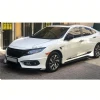 Honda Civic FC5 Mugen Yan Marşpiyel Seti Mat Siyah Plastik 2 Adet 2016 2017 2018 2019 2020 2021