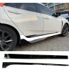 Honda Civic FC5 TypeR Yan Marşpiyel Seti Mat Siyah Plastik 2 Adet 2016 2017 2018 2019 2020 2021
