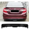 Honda Civic FD6 Custom Arka Ek Plastik Siyah Difüzör Çıkışsız 2006-2011 Arka-difizör-bodykit-ek