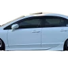 Honda Civic FD6 Custom Yan Marşpiyel Seti Mat Siyah Plastik 2 Adet 2006 2007 2008 2009 2010 2011