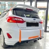 Ford Fiesta 2018+ Difüzör Difizör Plastik Parlak Siyah 2018-2023 Arka-bodykit-ek-karlık