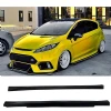 Ford Fiesta Mk6 Aero Yan Marşpiyel Seti Mat Siyah Plastik 2 Adet 2008-2017