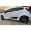 Ford Fiesta Mk6 Custom Yan Marşpiyel Seti Mat Siyah Plastik 2 Adet 2008-2017