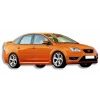 Ford Focus 2 Yan Marşpiyel Seti Mat Siyah Plastik 2 Adet 2004 2005 2006 2007 2008 2009 2010