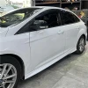 Ford Focus 3 Sedan Yan Marşpiyel Seti Mat Siyah Plastik 2 Adet 2012-2018