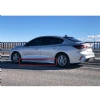 Ford Focus 4 Sedan Yan Marşpiyel Seti Mat Siyah Plastik 2 Adet 2019 2020 2021 2022 2023 2024 2025