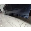 Ford Focus 4 Sedan Yan Marşpiyel Seti Mat Siyah Plastik 2 Adet 2019 2020 2021 2022 2023 2024 2025