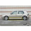 Vw Golf 4 Yan Marşpiyel Seti Mat Siyah Plastik 2 Adet 1997 1998 1999 2000 2001 2002 2003