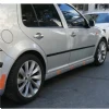 Vw Golf 4 Yan Marşpiyel Seti Mat Siyah Plastik 2 Adet 1997 1998 1999 2000 2001 2002 2003