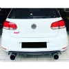 Vw Golf 6 Rieger Difüzör Difizör Plastik Parlak Siyah 2008 2009 2010 2011 2012 Arka-difizör-bodykit-ek