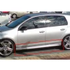 Vw Golf 6 R Yan Marşpiyel Seti Mat Siyah Plastik 2 Adet 2008 2009 2010 2011 2012