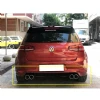 Vw Golf 7 Oettinger Arka Ek Plastik Siyah Difüzör 2012 2013 2014 2015 2016 Arka-difizör-bodykit-ek