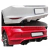 Vw Golf 7 Oettinger Arka Ek Plastik Siyah Difüzör 2012 2013 2014 2015 2016 Arka-difizör-bodykit-ek