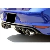 Vw Golf Mk7 R Difüzör Difizör Plastik Parlak Siyah 2012 2013 2014 2015 2016 2017 Arka-difizör-bodykit-ek