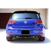 Vw Golf Mk7 R Difüzör Difizör Plastik Parlak Siyah 2012 2013 2014 2015 2016 2017 Arka-difizör-bodykit-ek