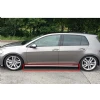 Vw Golf 7 R Yan Marşpiyel Seti Mat Siyah Plastik 2 Adet 2012-2019