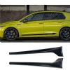 Vw Golf 8 R Yan Marşpiyel Seti Mat Siyah Plastik 2 Adet 2019 2020 2021 2022 2023 2024 2025