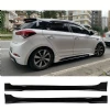 Hyundai i20 Custom Yan Marşpiyel Seti Mat Siyah Plastik 2 Adet 2014 2015 2016 2017 2018
