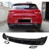 Hyundai i30 Difüzör Difizör Plastik Parlak Siyah Egzoz Görünüm 2017 2018 2019 2020 Arka-difizör-bodykit-ek