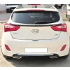 Hyundai i30 Sport Difüzör Parlak Siyah Egzoz Görünüm 2012-2017 Arka-bodykit-ek-karlık