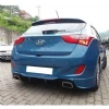 Hyundai İ30 RS Arka Ek Plastik Siyah Difüzör 2012-2017 Arka-bodykit-ek-karlık