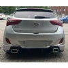 Hyundai İ30 RS Arka Ek Plastik Siyah Difüzör 2012-2017 Arka-bodykit-ek-karlık