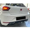 Seat İbiza Mk5 Difüzör Difizör Plastik Parlak Siyah Egzoz Görünüm 2017-2023 Arka-bodykit-ek-karlık