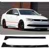 Vw Jetta Mk6 R Line Yan Marşpiyel Seti Mat Siyah Plastik 2 Adet 2010-2018