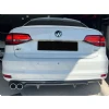 Vw Jetta Mk6 R Difüzör Difizör Plastik Parlak Siyah 2014 2015 2016 2017 2018 Arka-bodykit-ek-karlık