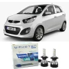 Kia Picanto Uzun + Kısa Far Ampulü H4 Access Yeni Seri Beyaz 2011-2016