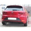 Seat Leon Mk3.5 Custom Difüzör Parlak Siyah Sol Çift 2017-2020 Arka-bodykit-ek-karlık