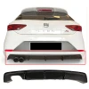 Seat Leon Mk3.5 Custom Difüzör Parlak Siyah Sol Çift 2017-2020 Arka-bodykit-ek-karlık