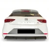 Seat Leon Mk3.5 Custom Difüzör Parlak Siyah Çıkışsız 2017-2020 Arka-bodykit-ek-karlık