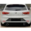 Seat Leon Mk3.5 Custom Difüzör Parlak Siyah Sağ Sol Tek 2017-2020 Arka-bodykit-ek-karlık