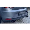 Seat Leon Mk3.5 Cupra Difüzör Difizör Plastik Parlak Siyah Sağ Sol Tekli 2017-2020 Arka-difizör-bodykit-ek