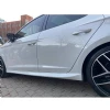 Seat Leon Mk3 Aero Yan Marşpiyel Seti Mat Siyah Plastik 2 Adet 2012-2020