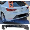Seat Leon Mk3 Fr Çakarlı Difüzör Difizör Plastik Parlak Siyah Sol Çift 2012-2016 Arka-difizör-bodykit-ek