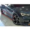 Seat Leon Mk4 Aero Yan Marşpiyel Seti Mat Siyah Plastik 2 Adet 2020 ve üzeri