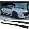 Renault Megane 3 Yan Marşpiyel Seti Mat Siyah Plastik 2 Adet 2009 2010 2011 2012 2013 2014 2015 2016