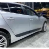 Renault Megane 3 Yan Marşpiyel Seti Mat Siyah Plastik 2 Adet 2009 2010 2011 2012 2013 2014 2015 2016
