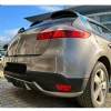 Renault Megane 3 RS Difüzör 4 Kapı Uyumlu Parlak Siyah Plastik Egzoz Görünüm Arka-difizör-bodykit-ek