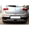 Renault Megane 3 RS Difüzör 4 Kapı Uyumlu Parlak Siyah Plastik Egzoz Görünüm Arka-difizör-bodykit-ek
